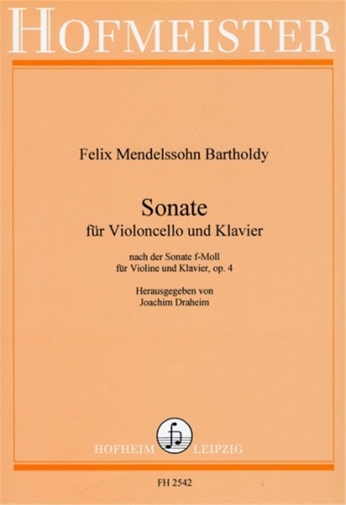 Sonate f-Moll, op. 4